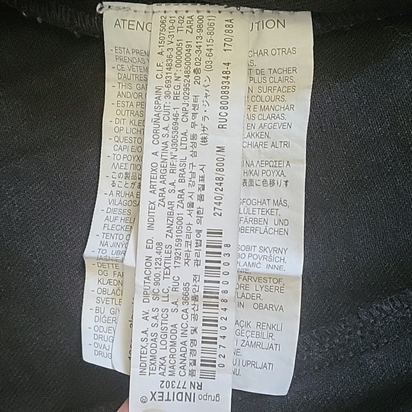 Zara Fringe Jean jacket size M - Picture 9 of 13